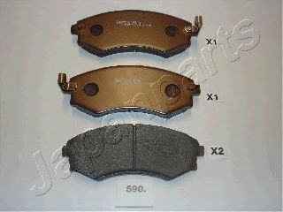 set placute frana,frana disc HYUNDAI LANTRA 91-/95-/COUPE -02/SONATA -98/MATRIX 01-/KIA JOICE