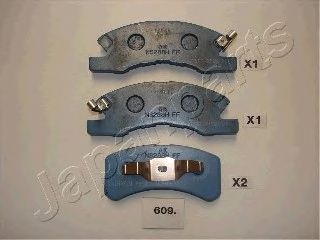 set placute frana,frana disc DAIHATSU CUORE 1,0 03-/TREVIS