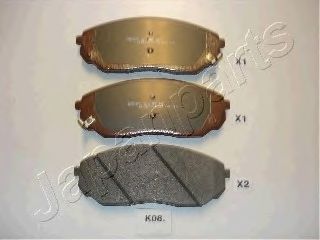 set placute frana,frana disc KIA SORENTO 02-