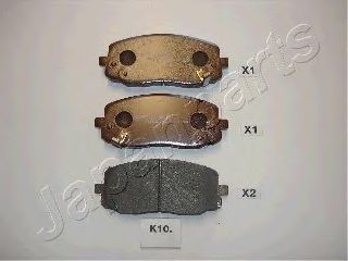 set placute frana,frana disc KIA PICANTO 04-