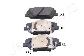 set placute frana,frana disc HYUNDAI I30 11-