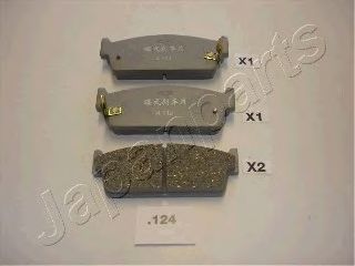 set placute frana,frana disc NISSAN 200SX 1,8T 88-94