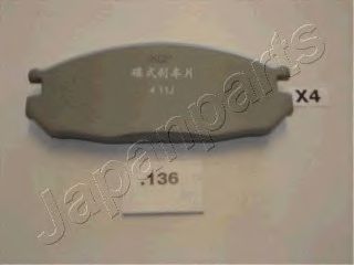 set placute frana,frana disc NISSAN PATROL GR 88-97