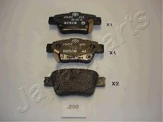 set placute frana,frana disc TOYOTA AVENSIS 03-