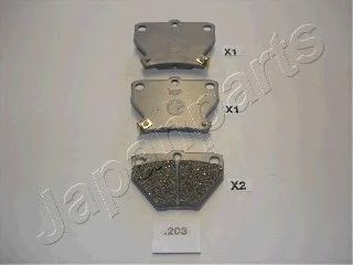 set placute frana,frana disc TOYOTA YARIS 99-/COROLLA 01-