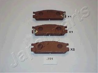 set placute frana,frana disc SUBARU LEGACY 91-/OUTBACK 00-