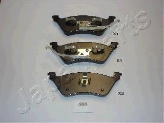 set placute frana,frana disc CHRYSLER VOYAGER 00-