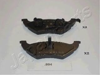 set placute frana,frana disc CHRYSLER VOYAGER 95-01