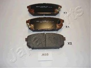 set placute frana,frana disc KIA SORENTO 02-