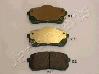 set placute frana,frana disc KIA CARNIVAL 06-