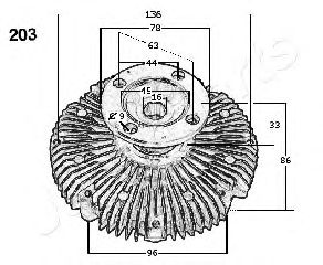 Cupla, ventilator radiator