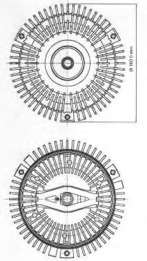 Cupla, ventilator radiator