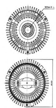 Cupla, ventilator radiator