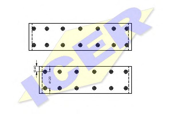 Set garnituri de frictiune, frana tambur