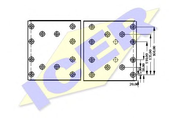 Set garnituri de frictiune, frana tambur