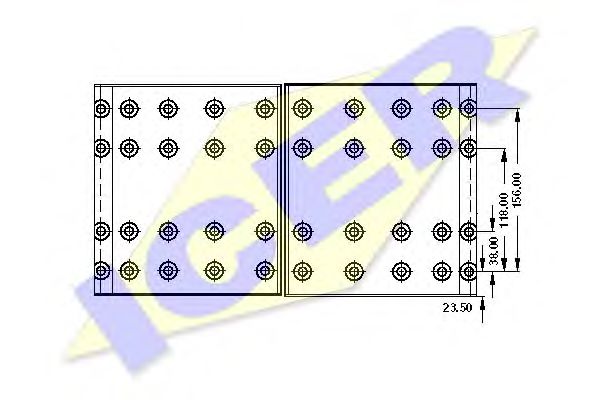 Set garnituri de frictiune, frana tambur