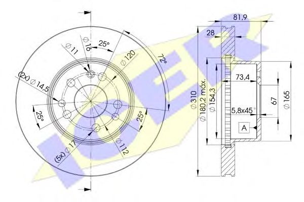 Disc frana