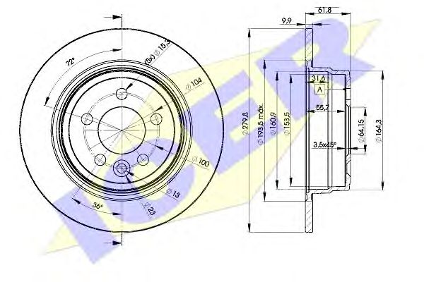 Disc frana