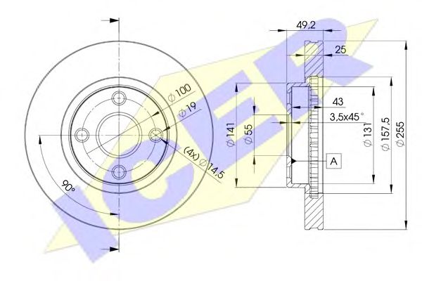 Disc frana