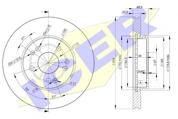 Disc frana