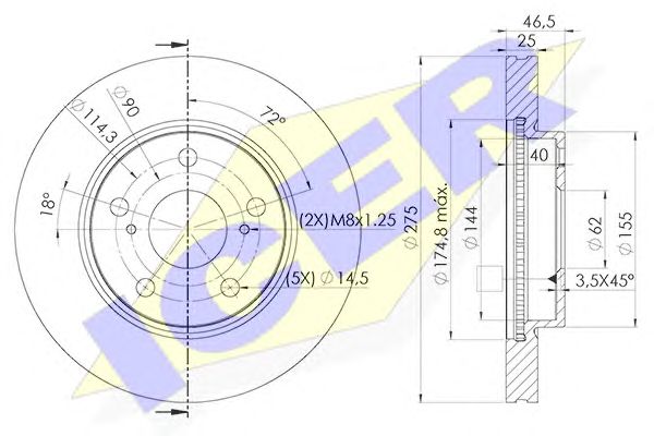 Disc frana