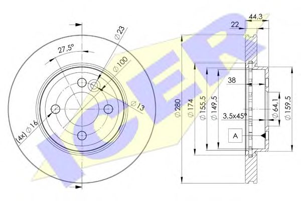 Disc frana