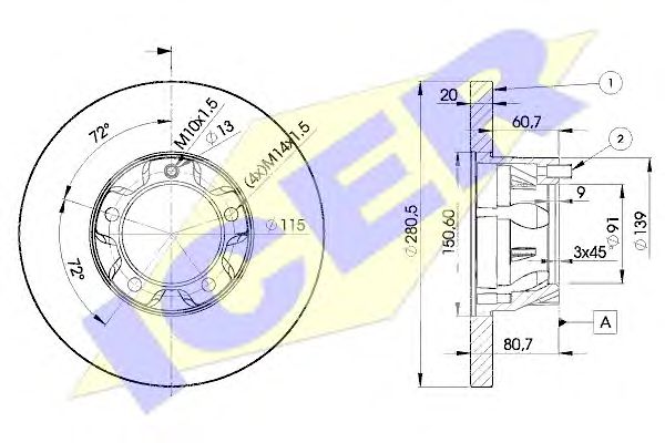 Disc frana