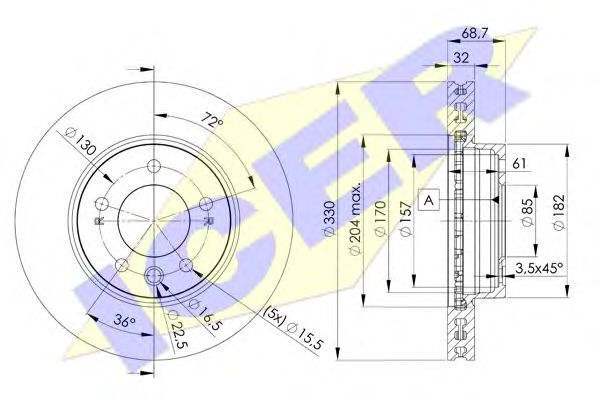 Disc frana