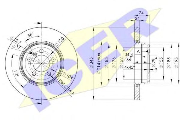 Disc frana