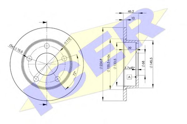 Disc frana