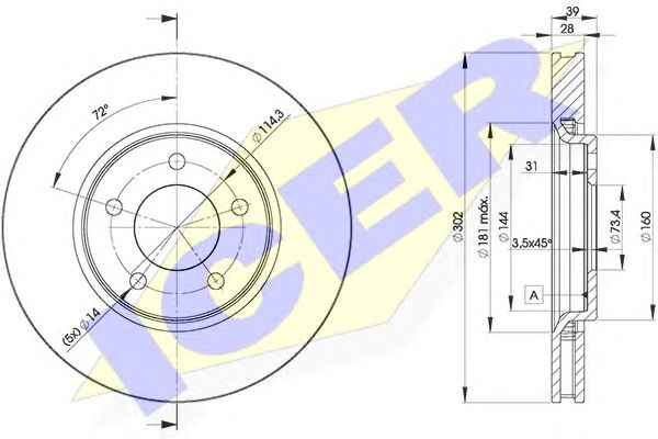 Disc frana