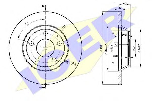 Disc frana