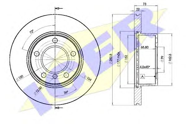 Disc frana