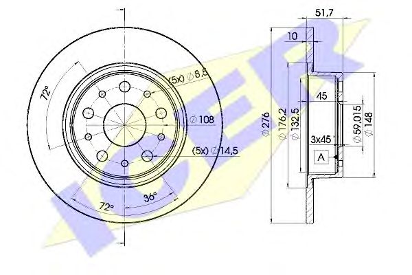 Disc frana