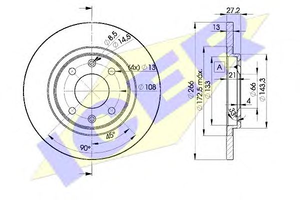 Disc frana