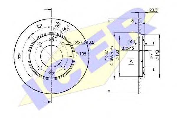 Disc frana