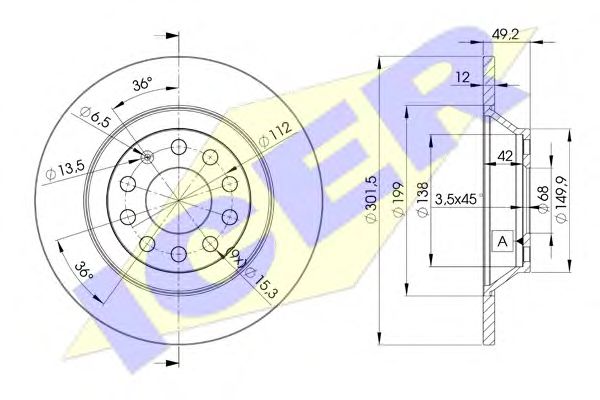 Disc frana