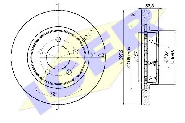 Disc frana