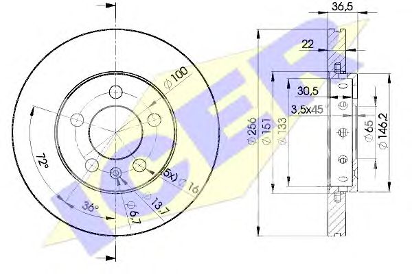 Disc frana