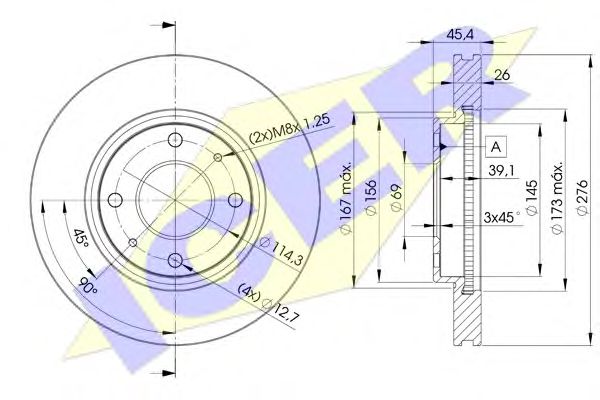 Disc frana