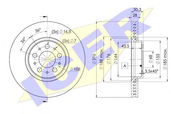 Disc frana