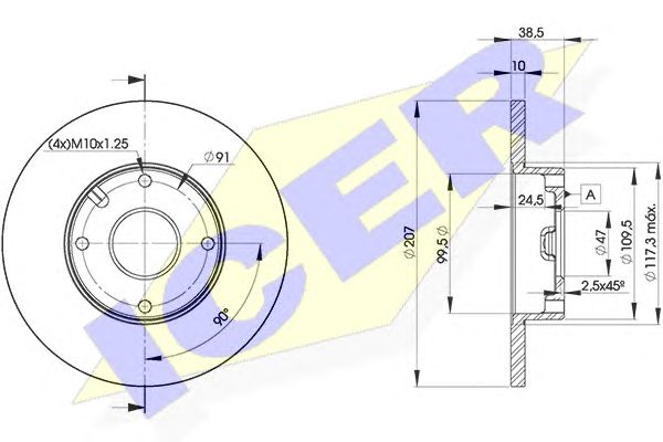 Disc frana