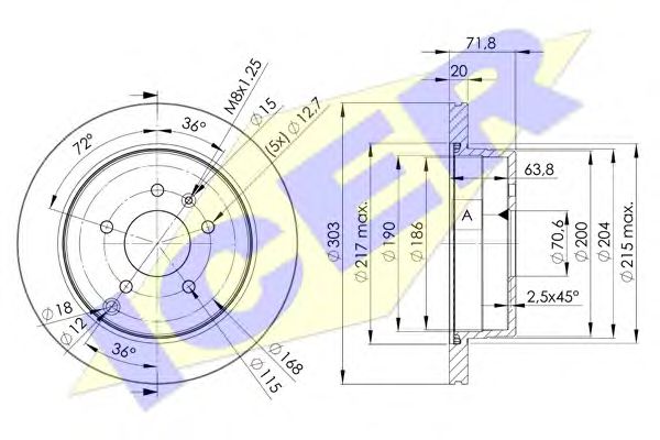 Disc frana