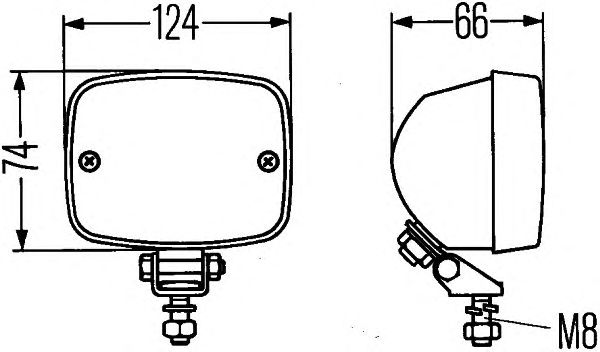 Lampa spate ceata