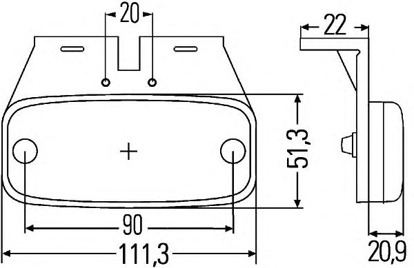 Lampa laterala