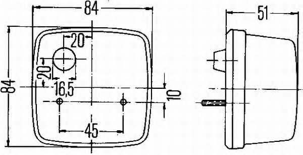 Lampa spate