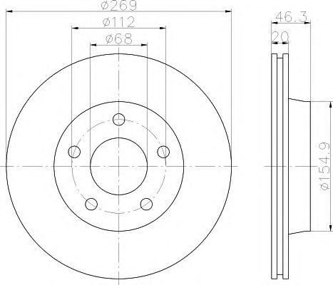 Disc frana