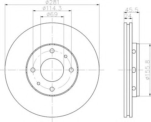 Disc frana