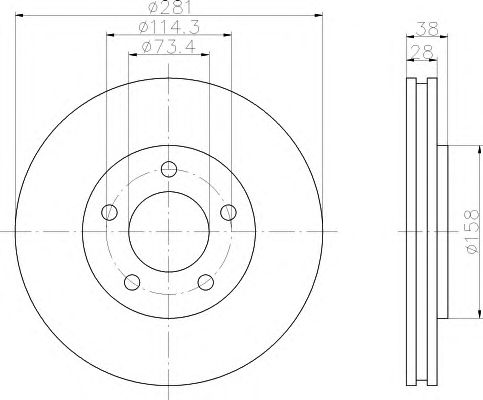 Disc frana