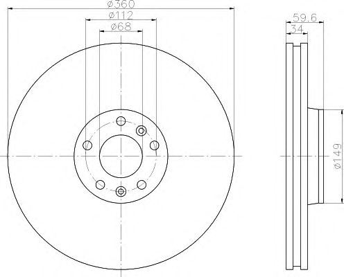 Disc frana